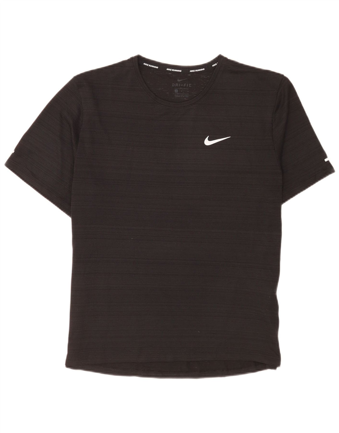 Ανδρικό μπλουζάκι Nike Dri Fit Τοπ μεσαίου μαύρου πολυεστέρα