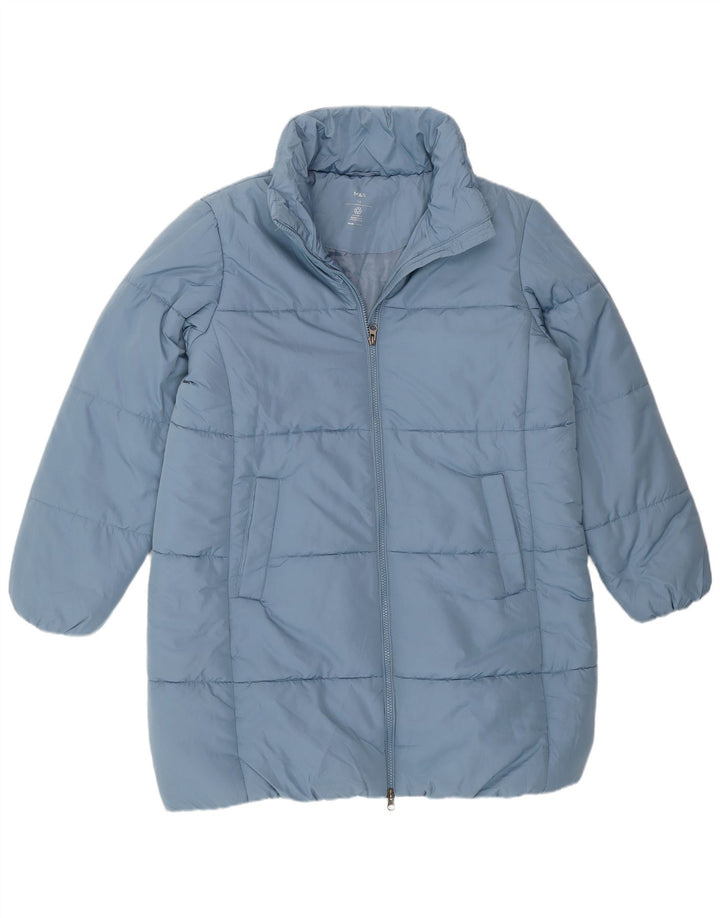 Marks & Spencer Γυναικείο μπουφάν UK 14 Large Blue Polyester