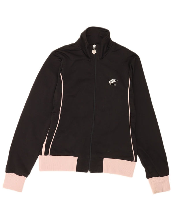 Nike Γυναικεία Αερή Αθλητική Μπουφάν UK 8/10 Small Black Polyester Sports