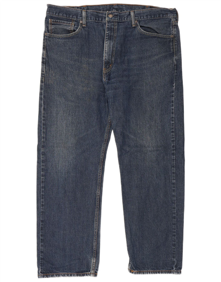 Levi's Mens 505 Straight Jeans W40 L30 Blue Cotton