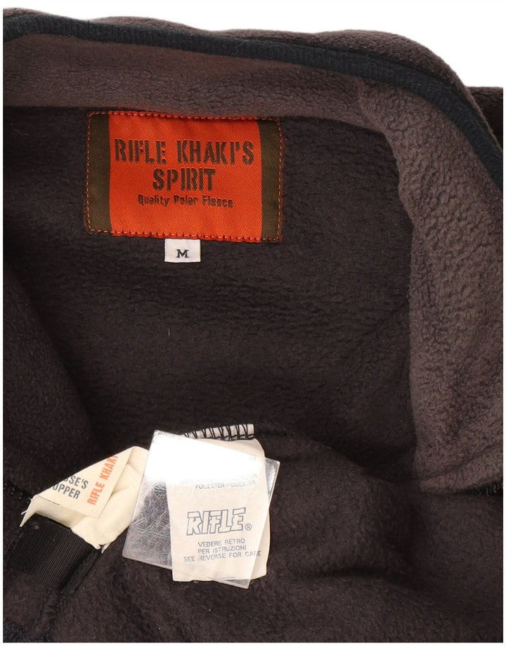 Rifle Ανδρικό φερμουάρ Fleece Jumper Μεσαίο Γκρι Πολυεστέρας