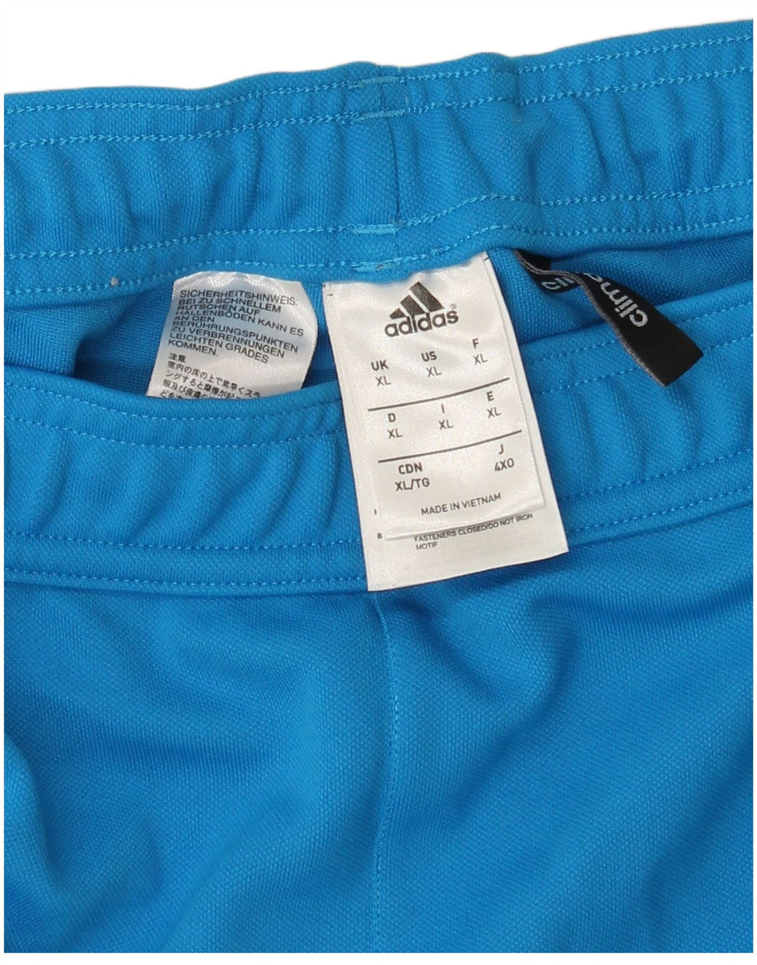 Ανδρική φόρμα Adidas Climalite Παντελόνι XL Blue Polyester