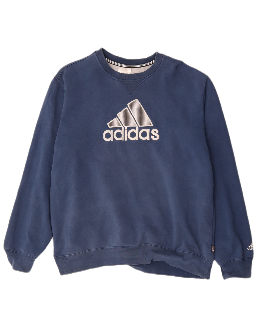 Ανδρικό γραφικό φούτερ Adidas Jumper Μεγάλο Ναυτικό Βαμβακερό