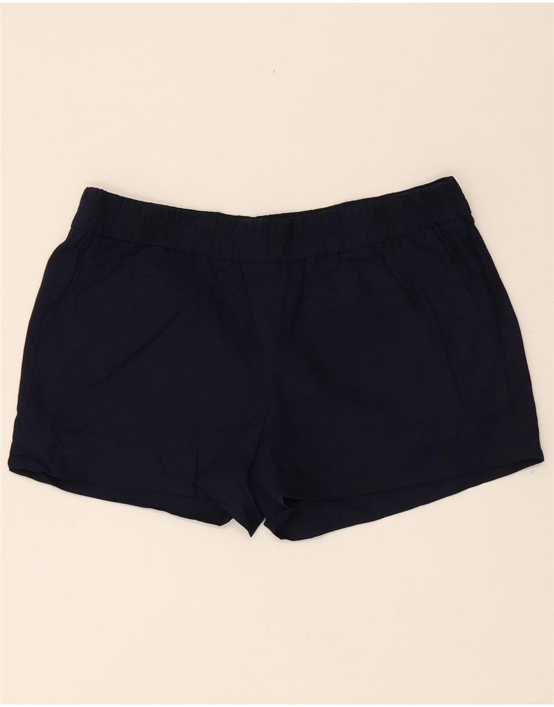 J. CREW Womens Casual Shorts US 8 Medium W34 Navy Blue Cotton Vintage J. Crew and Second-Hand J. Crew from Messina Hembry 