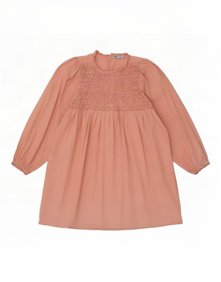 Zara Γυναικεία Μακρυμάνικη Μπλούζα Oversized Μπλούζα UK 12 Medium Pink