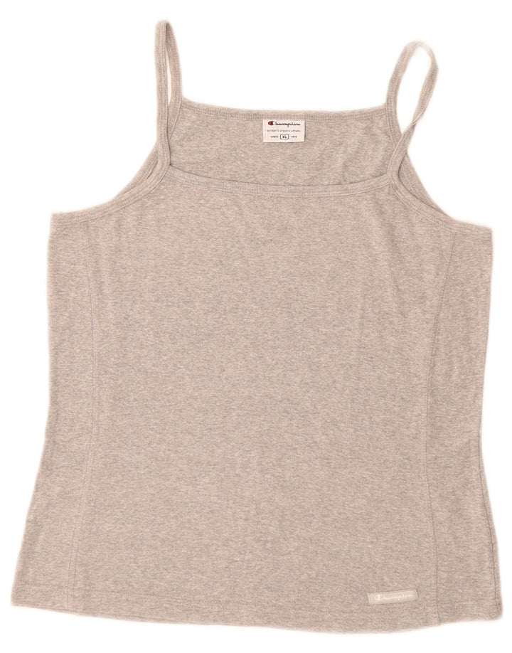 Champion Girls Cami Top 13-14 Years XL Grey Cotton