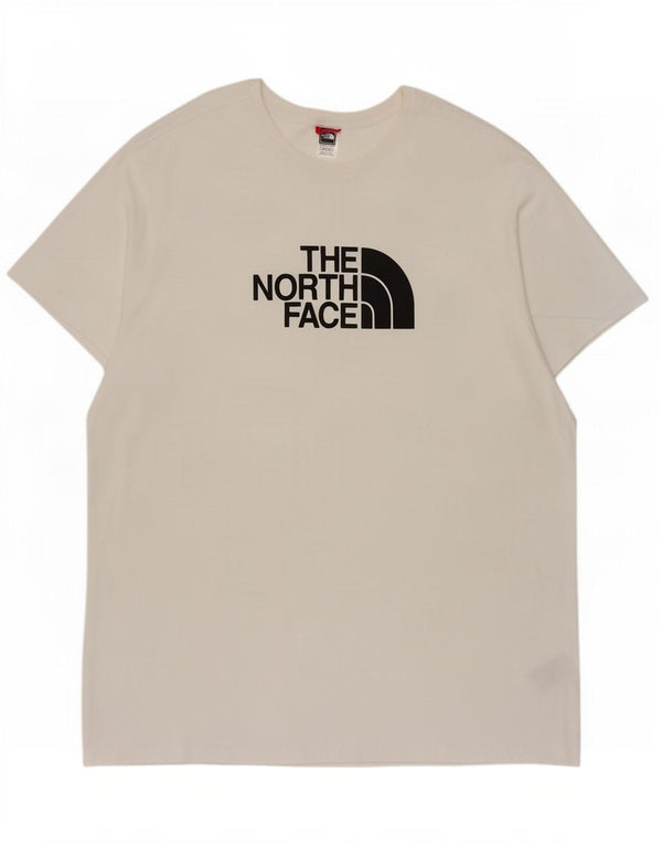 Ανδρικό γραφικό T-Shirt North Face Top 2XL Λευκό βαμβακερό