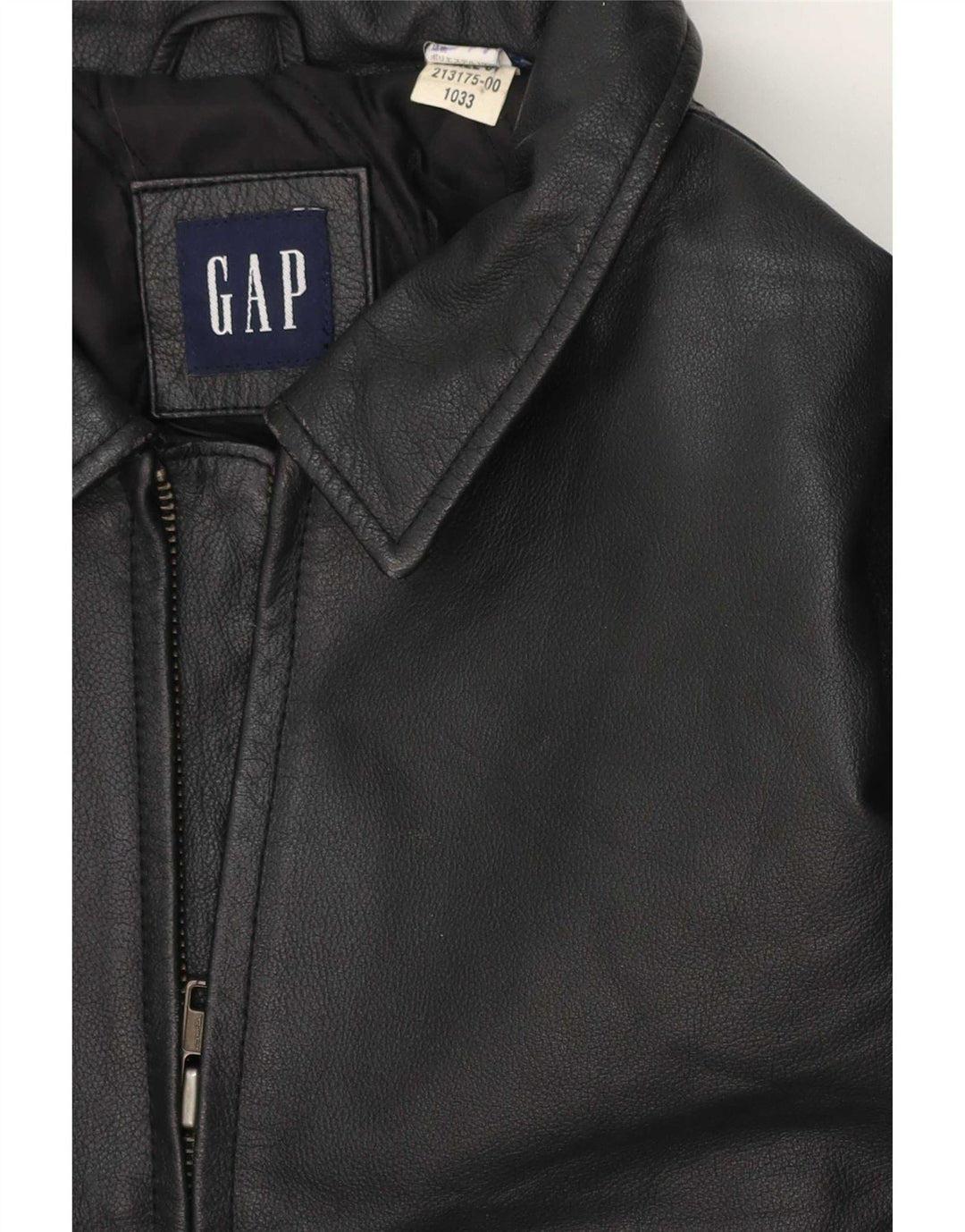 Δερμάτινο μπουφάν Gap Boys 13-14 Years Μαύρο