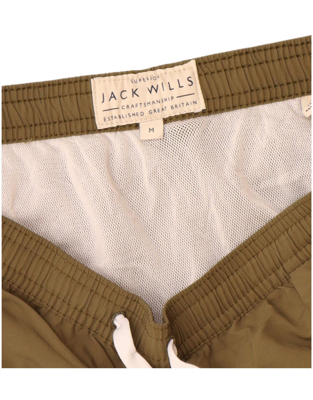 Ανδρικό σορτς κολύμβησης Jack Wills Medium Khaki Polyamide