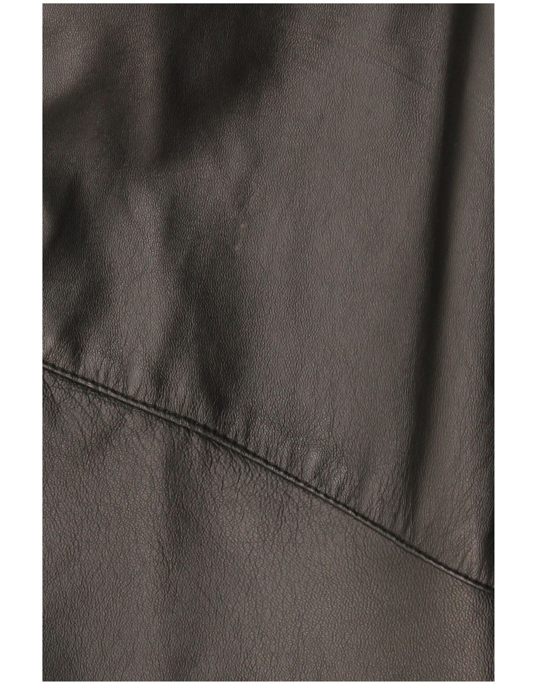 VINTAGE Γυναικείο ίσιο δερμάτινο παντελόνι IT 50 Large W38 L29 Μαύρο