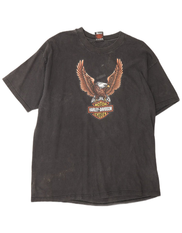 Harley Davidson Mens Tulsa, Oklahoma 1999 Graphic T-Shirt Top XL Black