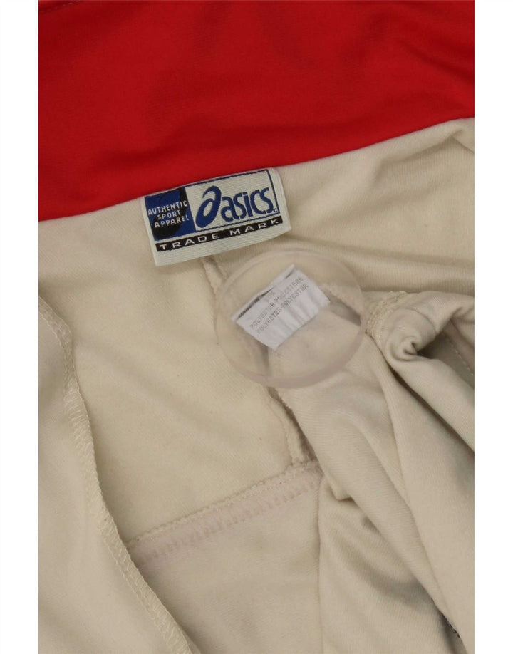 Ανδρική αθλητική φόρμα Asics Top μπουφάν Medium Beige Colourblock Polyester