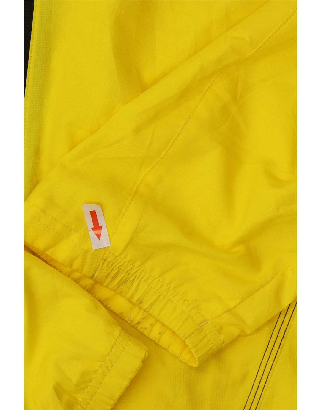 Adidas Mens Clima Proof Rain Jacket UK 40 Large Yellow Polyester