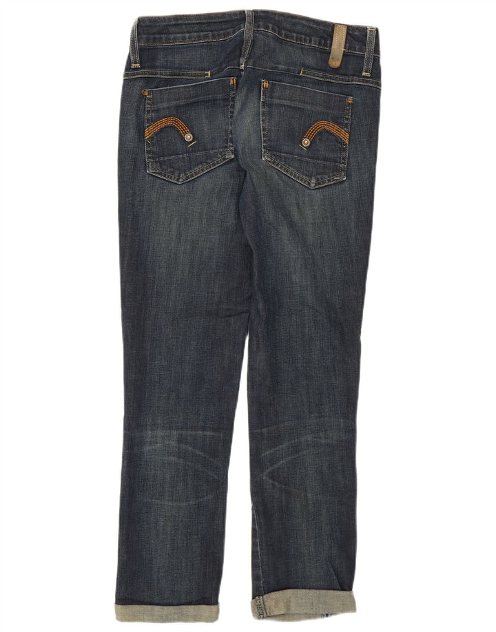 G-STAR Γυναικείο Crop Slim Jeans W27 L26 Μπλε βαμβακερό