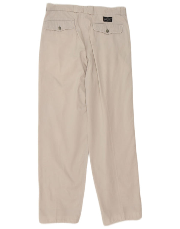 Levi's Mens Pegged Chino Trousers W32 L30 Off White Cotton