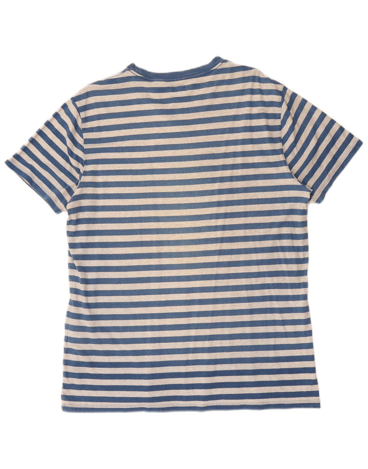 Ανδρικό T-Shirt Levi's Top XL Μπλε ριγέ βαμβακερό