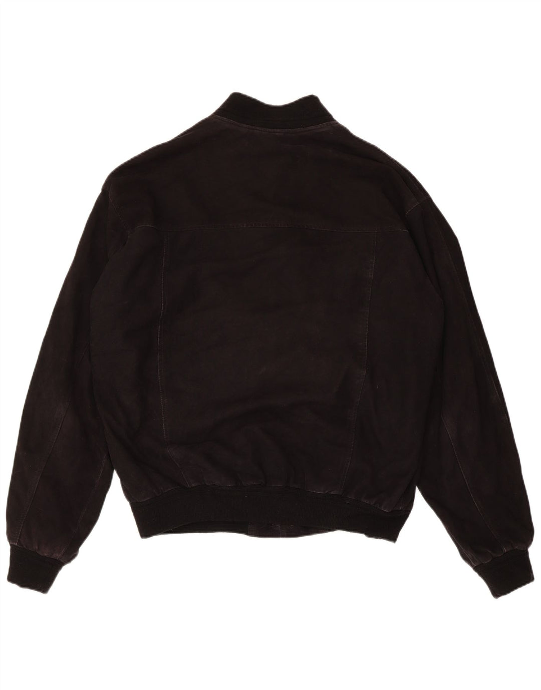 ZARRO Ανδρικό Suede Bomber Jacket IT 54 2XL Μαύρο Δερμάτινο