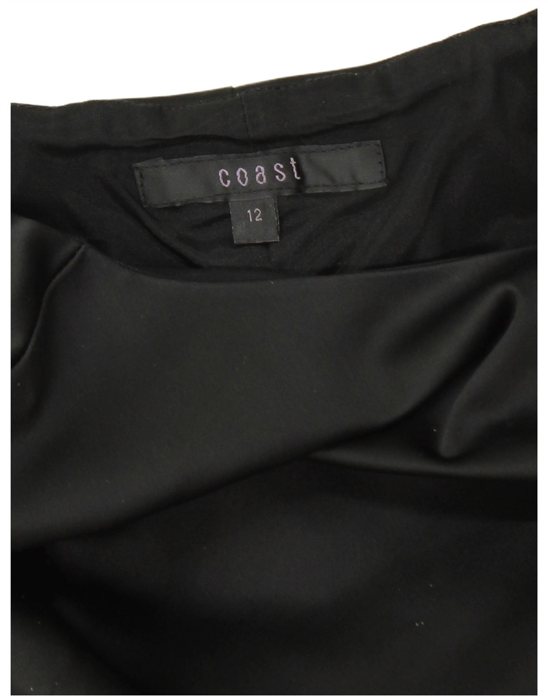 Γυναικείο αμάνικο φόρεμα COAST UK 12 Medium Black Acetate