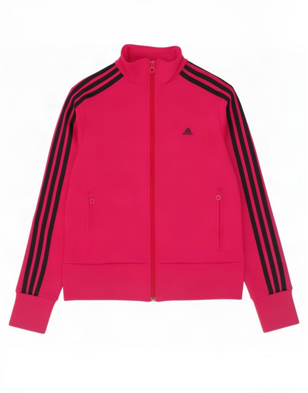 Γυναικεία αθλητική φόρμα Adidas Top Jacket UK 12 Medium Pink Polyester