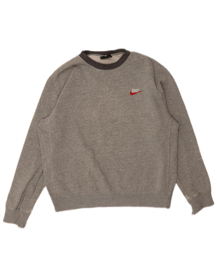 Ανδρικό φούτερ Nike Jumper από μεσαίο γκρι βαμβάκι