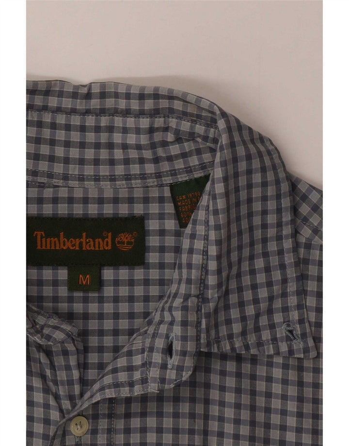 Ανδρικό πουκάμισο Timberland με μεσαίο μπλε Check Tencel