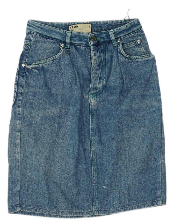 CLOSED Womens Denim Skirt W26 Small Blue