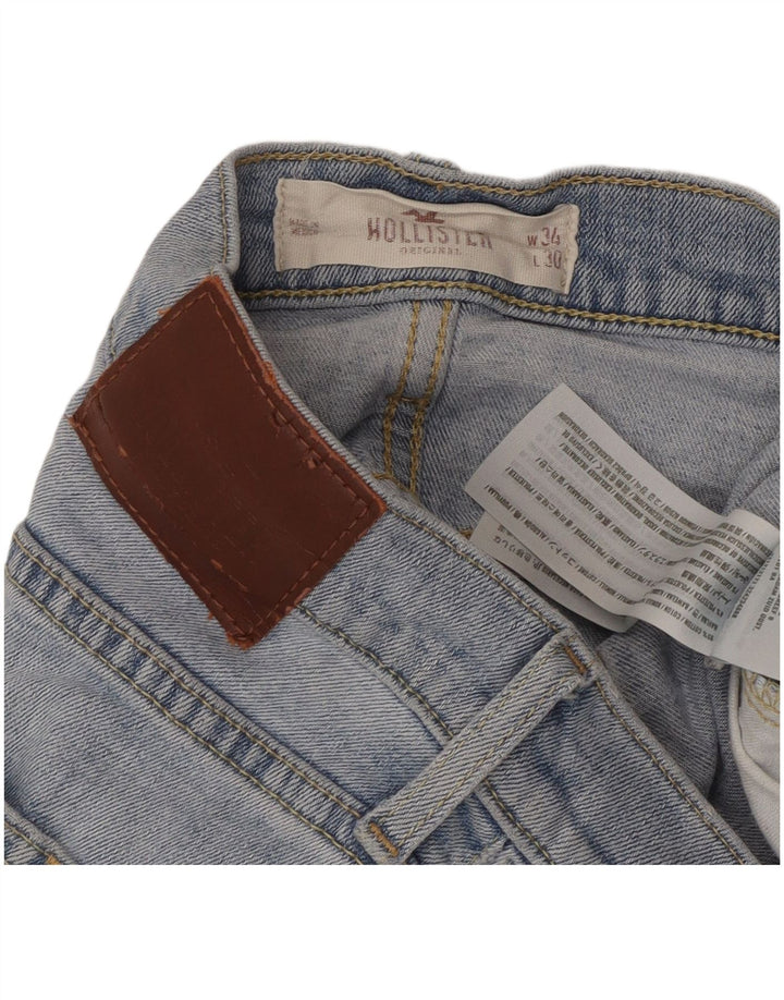 Ανδρικό Slim Jeans Hollister W34 L30 Blue Cotton
