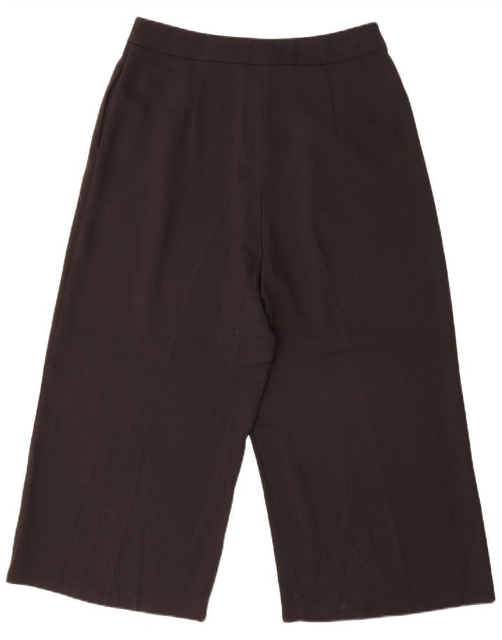 Topshop Γυναικείο παντελόνι Capri UK 12 Medium W30 L21 μαύρο πολυεστέρα