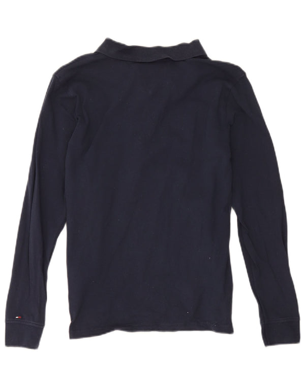 Tommy Hilfiger Boys Graphic μακρυμάνικο μπλουζάκι πόλο 11-12 ετών Navy Blue