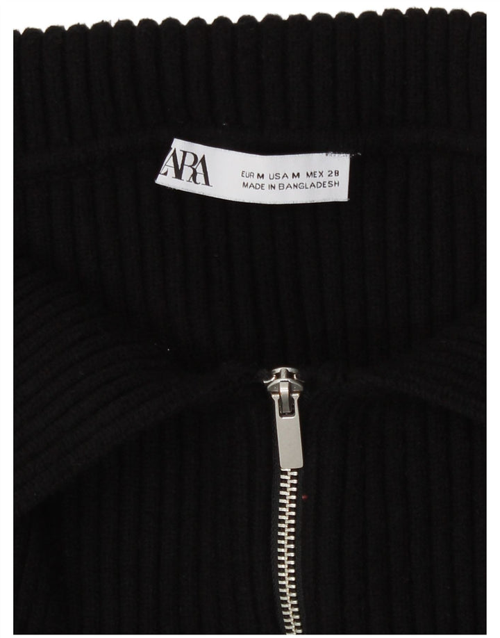 Zara Γυναικείο Bolero Jumper UK 12 Medium Black
