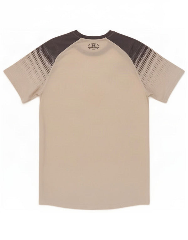 Ανδρικό μπλουζάκι Under Armour Heat Gear Top Medium White Colorblock Πολυεστέρας