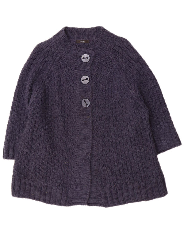 Marks & Spencer Γυναικείο πουλόβερ ζακέτα με 3/4 μανίκια UK 22 3XL Navy Blue