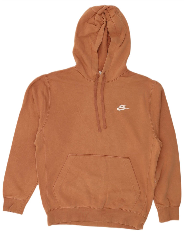 Adidas Ανδρικό Hoodie Jumper Μικρό καφέ βαμβακερό