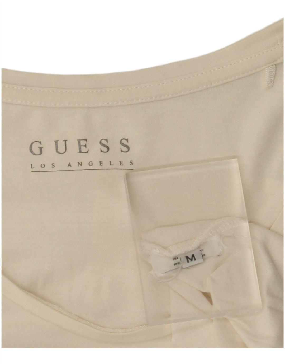 Guess Γυναικείο Γραφικό Μακρυμάνικο 12 UK 12 Medium Off White