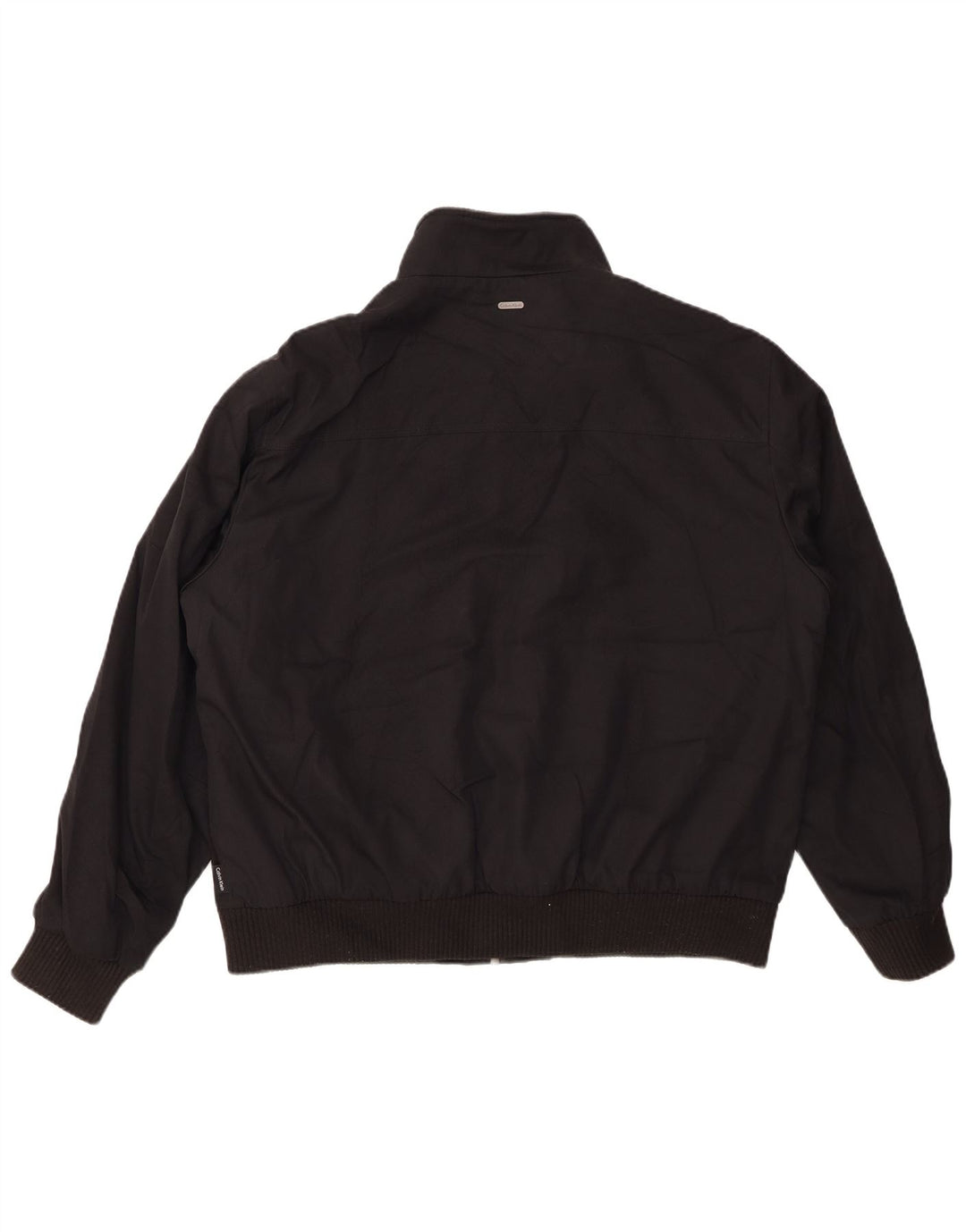 CALVIN KLEIN Ανδρικό Bomber Jacket UK 40 Large Black Polyester