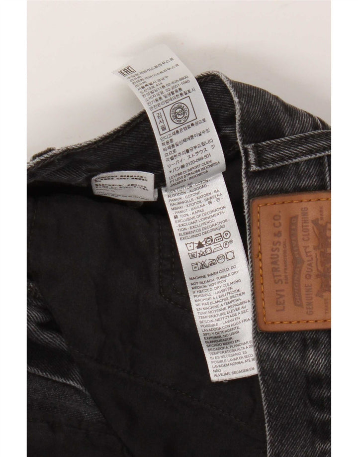 Γυναικείο Middy Straight Jeans Levi's W29 L31 Γκρι βαμβακερό
