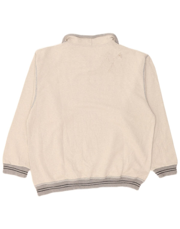 Ανδρικό φούτερ Asics με φερμουάρ με λαιμόκοψη Jumper XL Γκρι βαμβακερό χρώμα