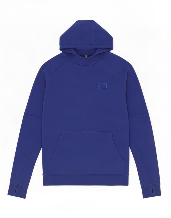 Nike Boys Hoodie Jumper 12-13 Years Large Blue Cotton