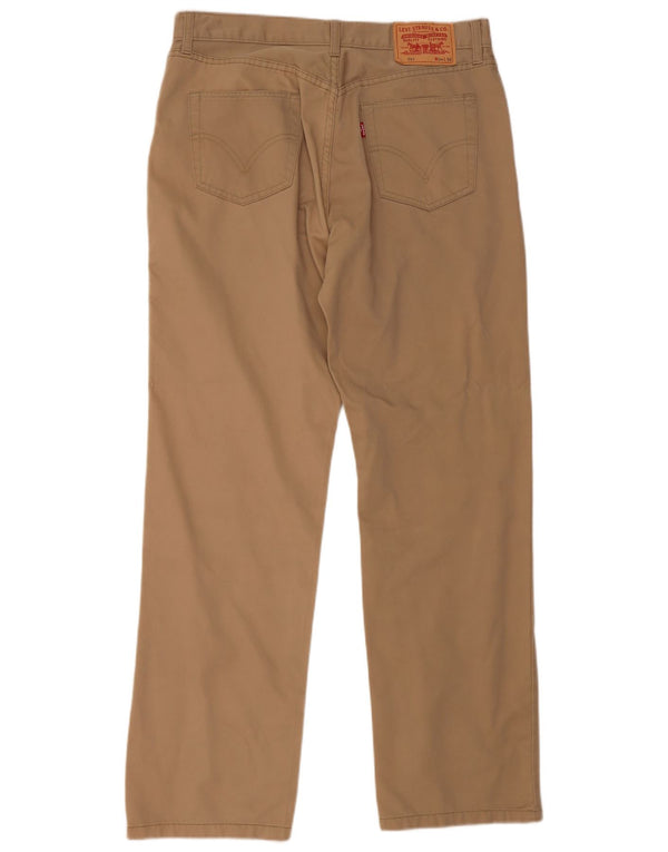 Levi's Mens 751 Straight Casual Παντελόνι W34 L32 Μπεζ βαμβακερό