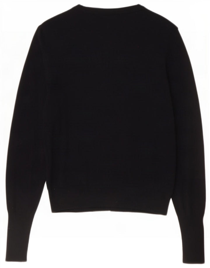 Marks & Spencer Γυναικεία ζακέτα πουλόβερ UK 10 Small Black Viscose