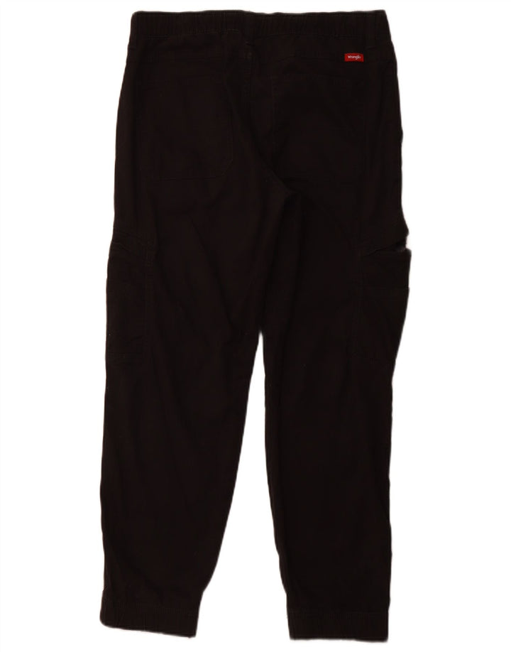 WRANGLER Boys Joggers Cargo Παντελόνι 15-16 ετών W32 L27 Μαύρο βαμβακερό