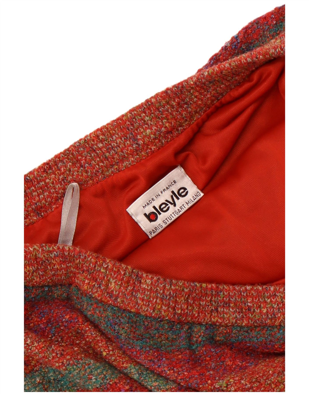 Bleyle Γυναικεία πλεκτή φούστα σε γραμμή Α EU 42 Μεγάλη W32 Μάλλινη πολύχρωμη ριγέ