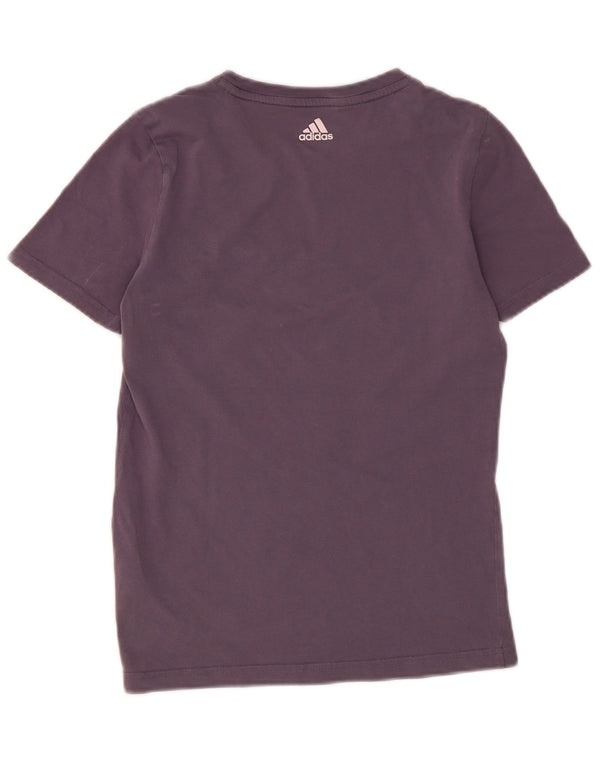 Adidas Graphic T-Shirt Top 13-14 ετών Μωβ βαμβακερό