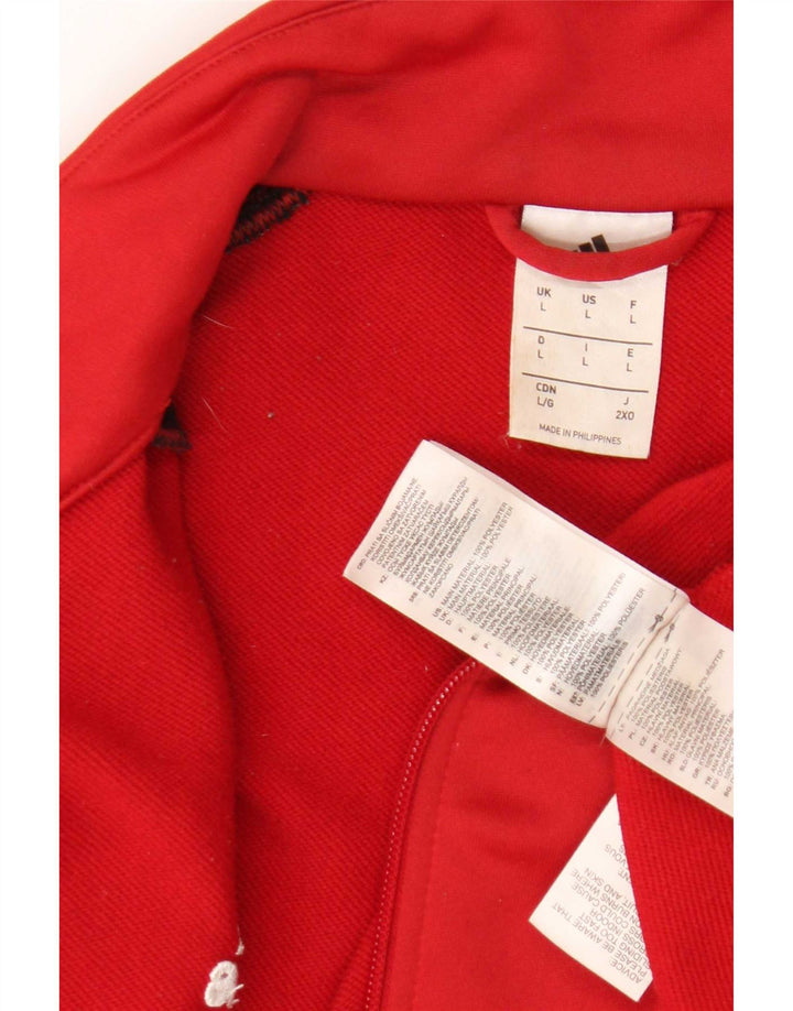 Ανδρική φόρμα Adidas Top Jacket Μεγάλο Κόκκινο Colourblock Πολυεστέρας