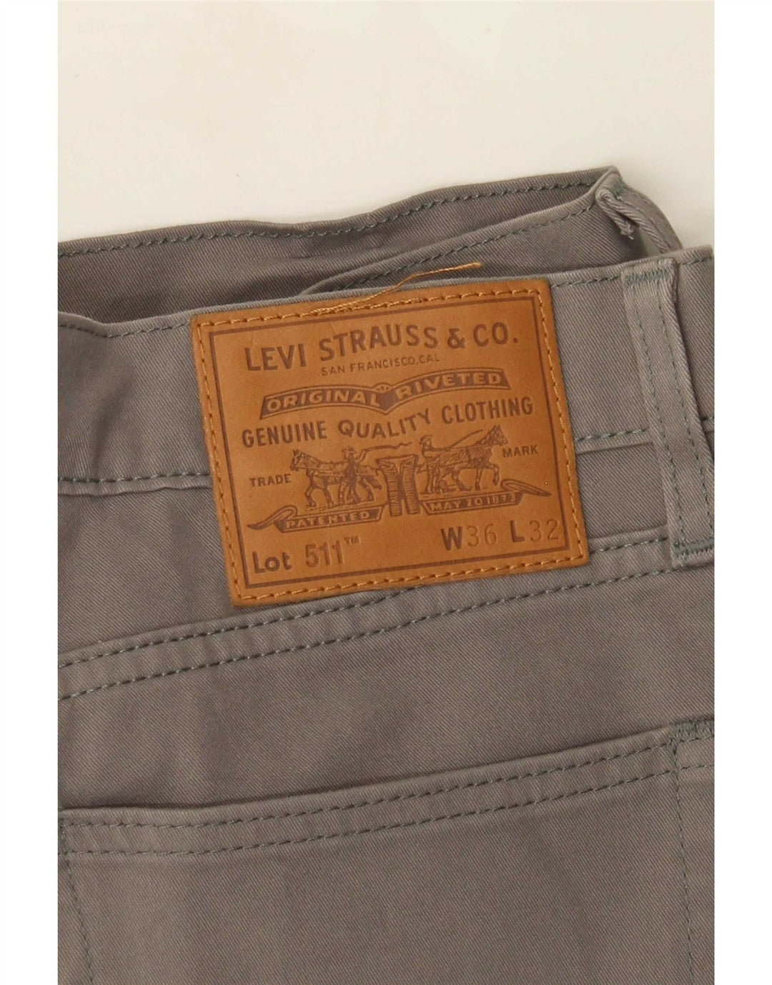 Levi's Mens 511 Slim Casual Παντελόνι W36 L32 Γκρι