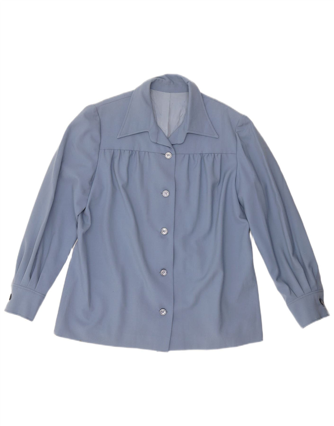 VINTAGE Γυναικείο Πουκάμισο UK 18 XL Μπλε