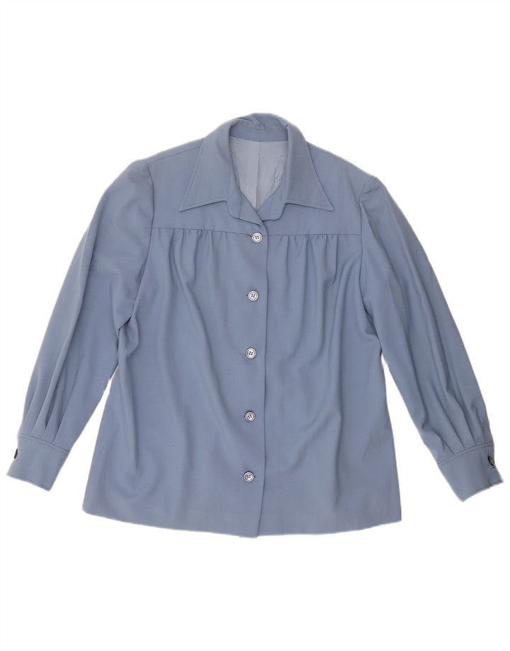 VINTAGE Γυναικείο Πουκάμισο UK 18 XL Μπλε