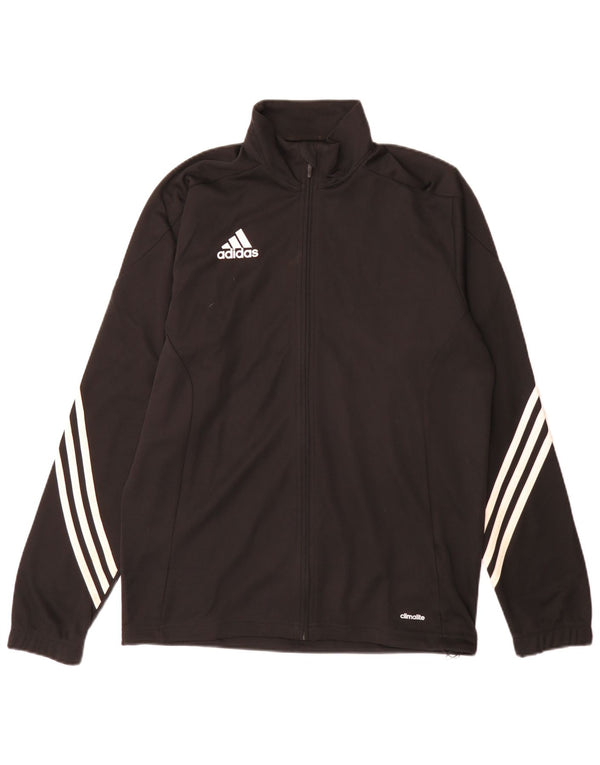 Ανδρική φόρμα Adidas Climalite Top Jacket Μεσαίο Μαύρο Πολυεστέρα