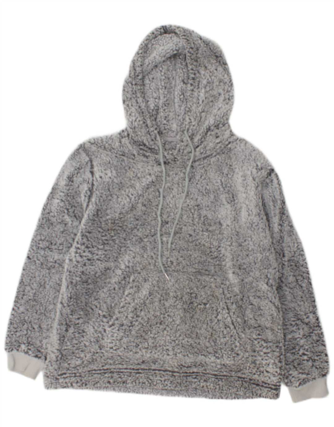 John Lewis Γυναικεία κουκούλα Fleece Jumper UK 14 Medium Grey Polyester
