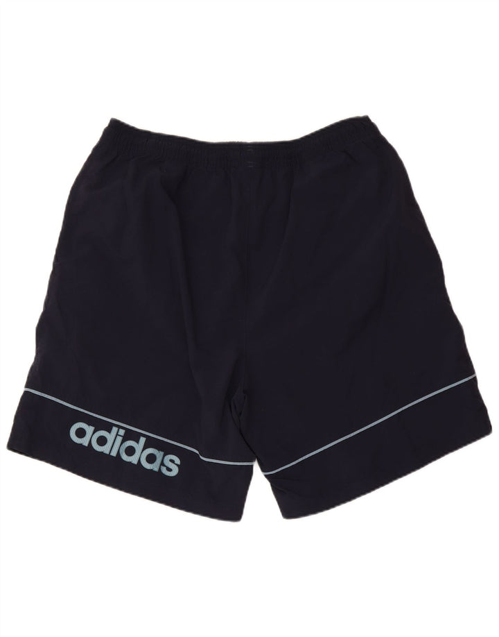 Ανδρικό γραφικό αθλητικό σορτς ADIDAS XL Navy Blue Polyamide